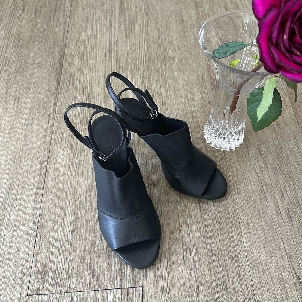 VINCE. Grace Ankle Strap Heels 🖤